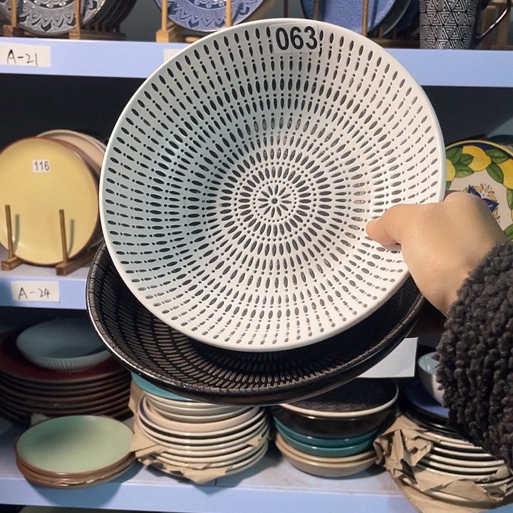 瓷2只高温釉下彩陶瓷餐具