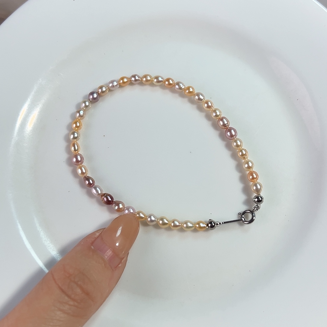 钛钢淡水珍珠天然淡水珍珠