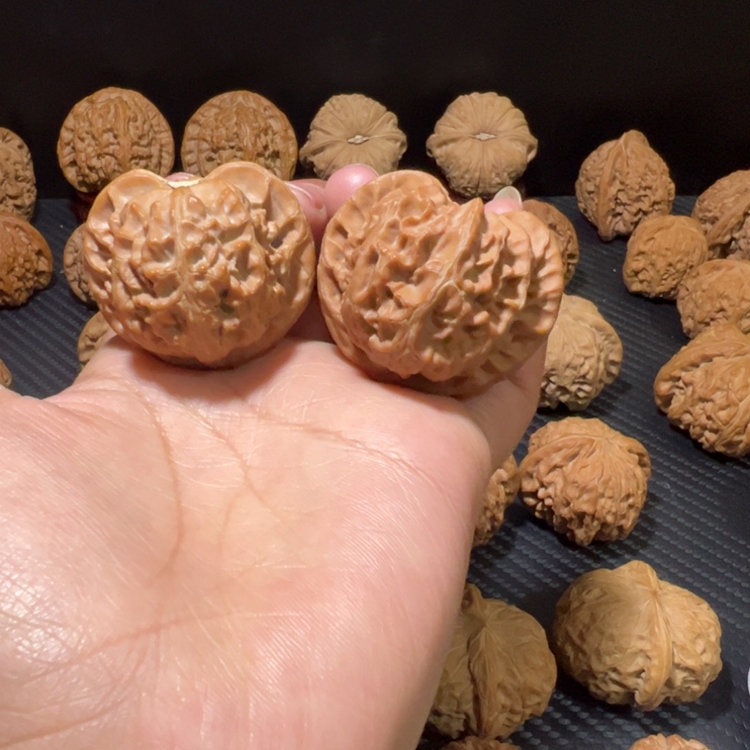 吊坠文玩核桃全品无修宫灯43