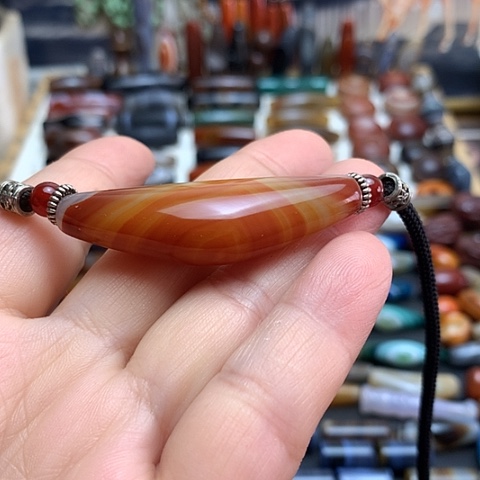 玛瑙/玉髓合金颈饰