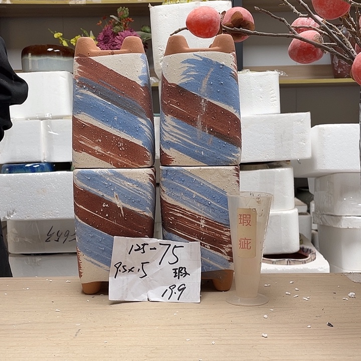 粗陶多肉花盆微瑕75