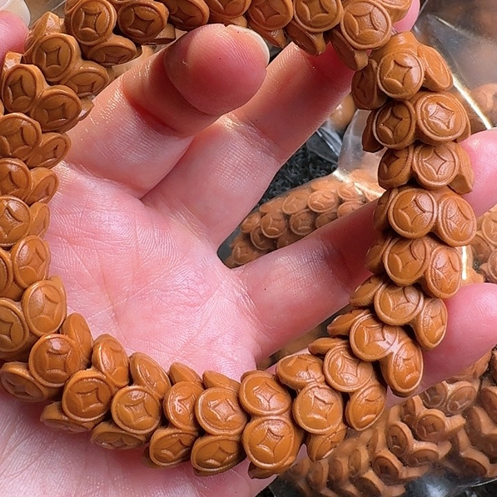 橄榄核吊坠橄榄金钱碗