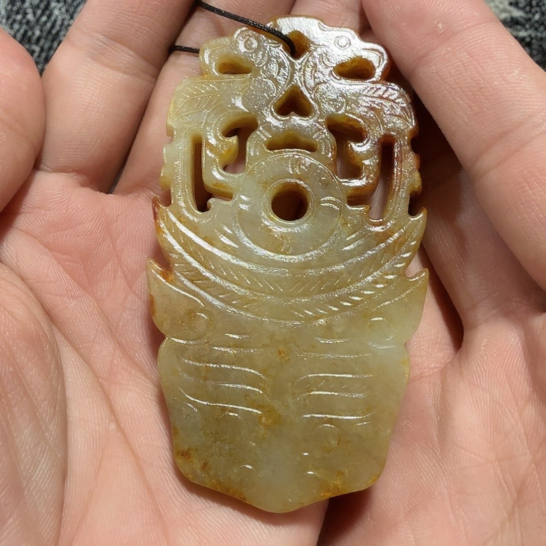 和田玉挂件未镶嵌刘*长