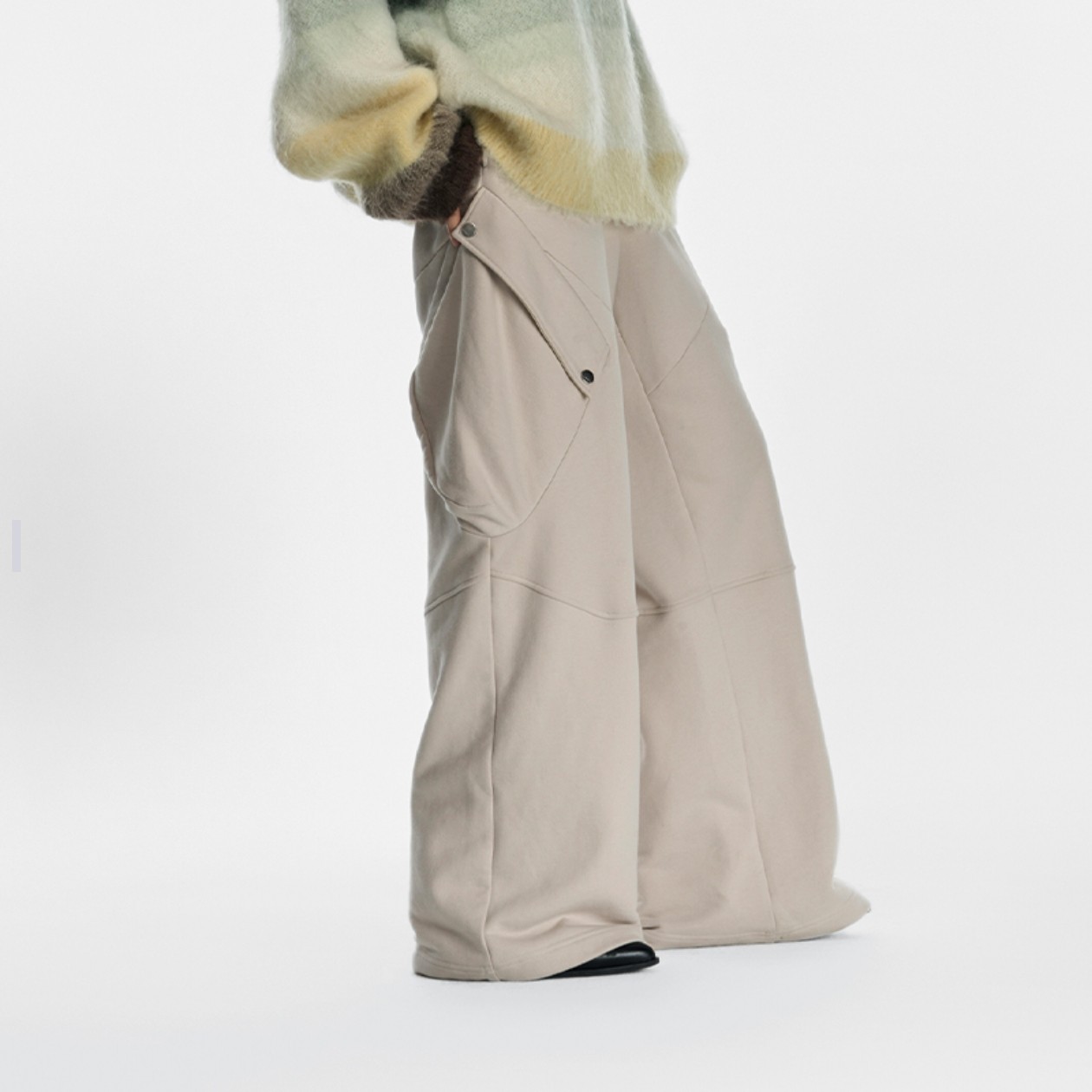 Z06-SPT011-OVE宽松口袋美式伞兵户外工装阔腿直筒休闲裤