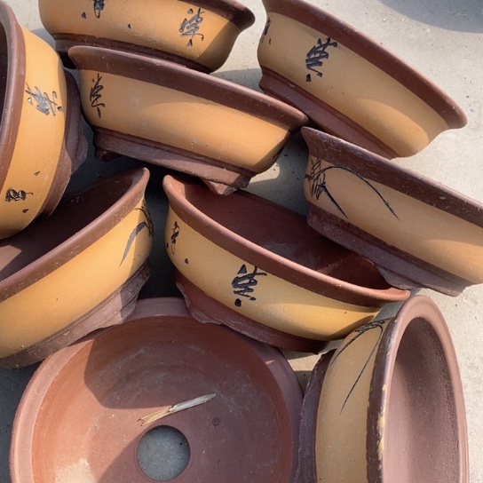 紫砂花盆100-9.。22.5-8.5