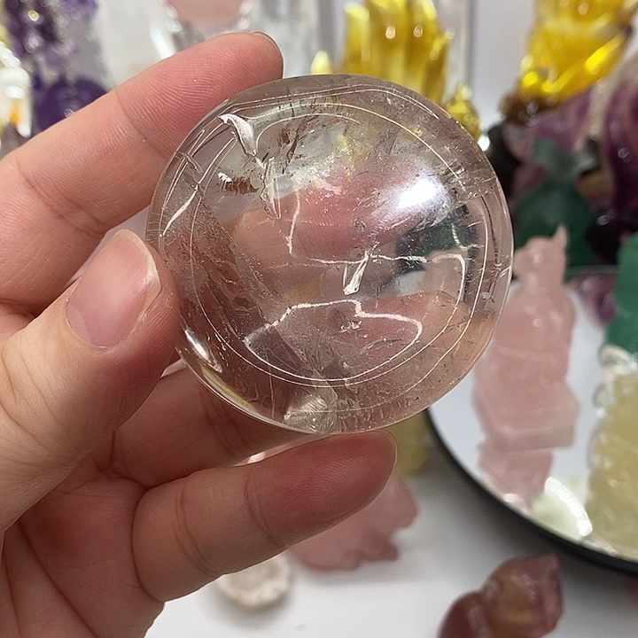 水晶摆件未镶嵌水晶有瑕