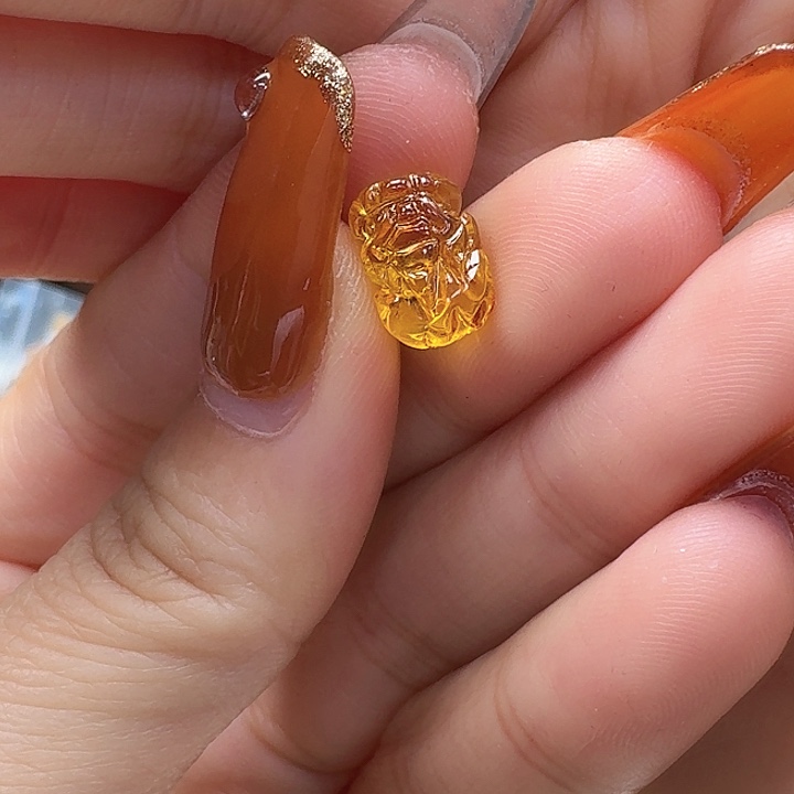 琥珀未镶嵌珠宝奇石微瑕