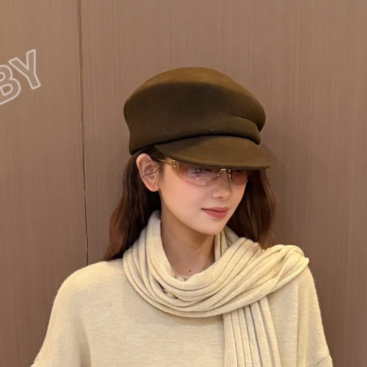 【AILSA BABY】欧货冬款百搭羊毛贝雷帽/110603A