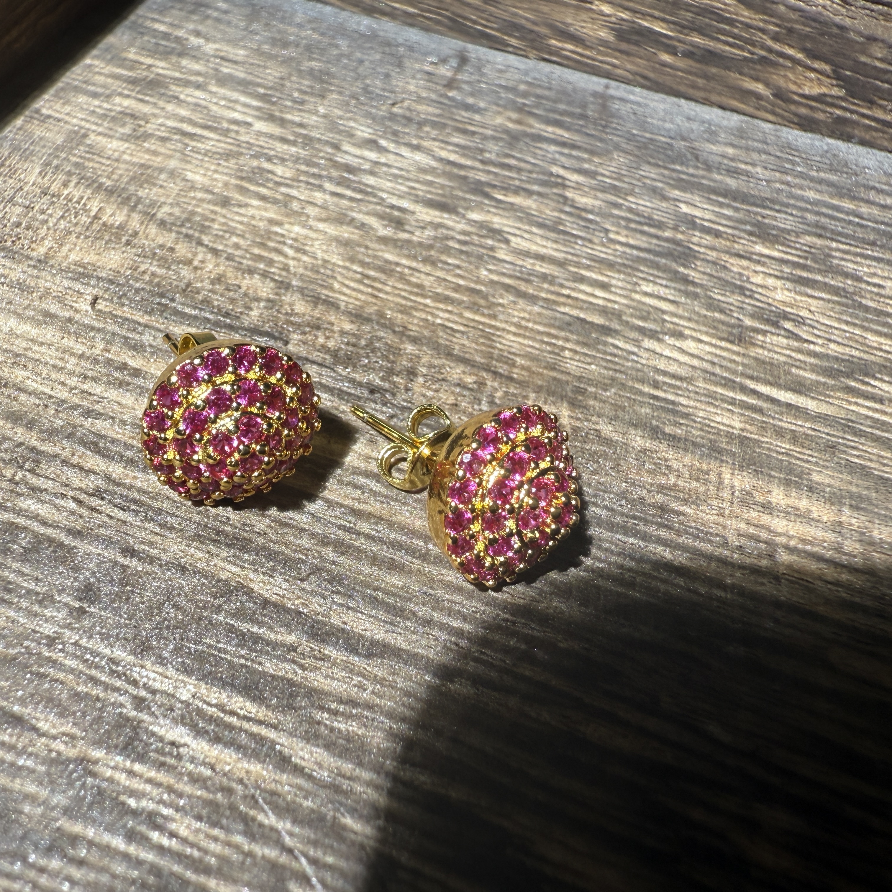 【国检证书+运费险】收藏级 红宝石耳钉-B755