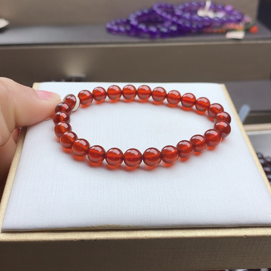 石榴石手串未镶嵌7.3