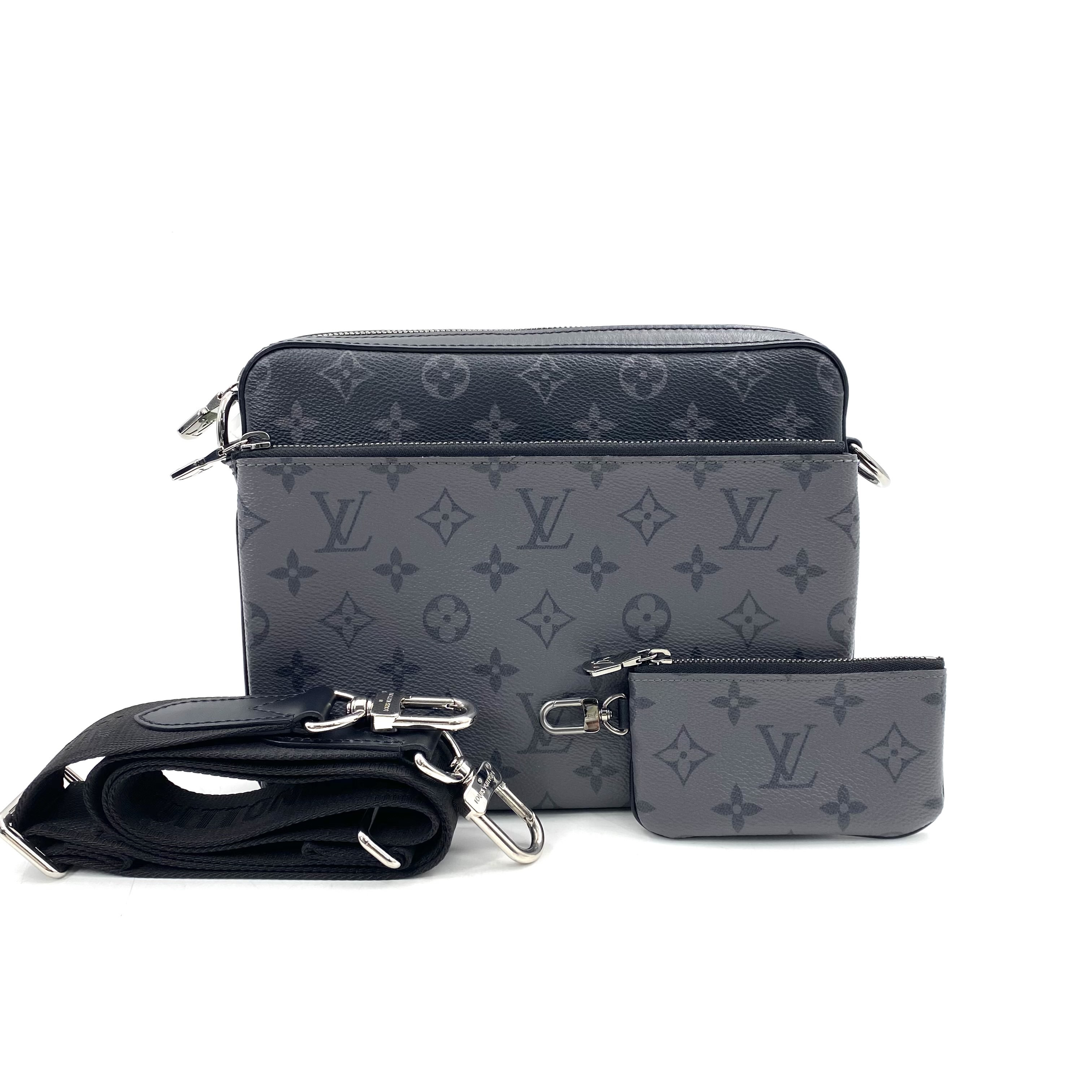 99新 LouisVuitton/路易威登 黑武士三合一邮差包 尺寸25/18 芯片