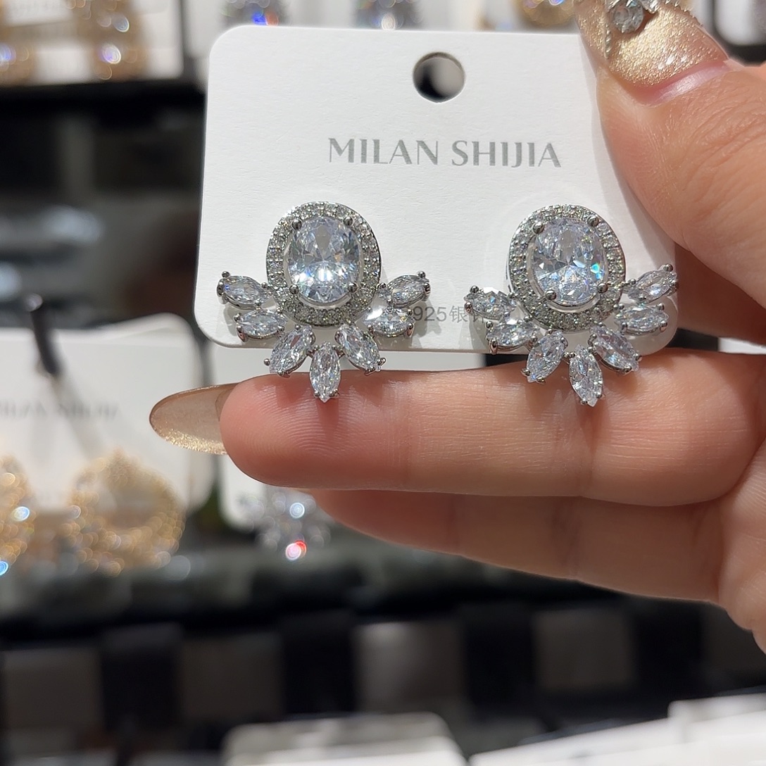 铜合金925银耳钉的