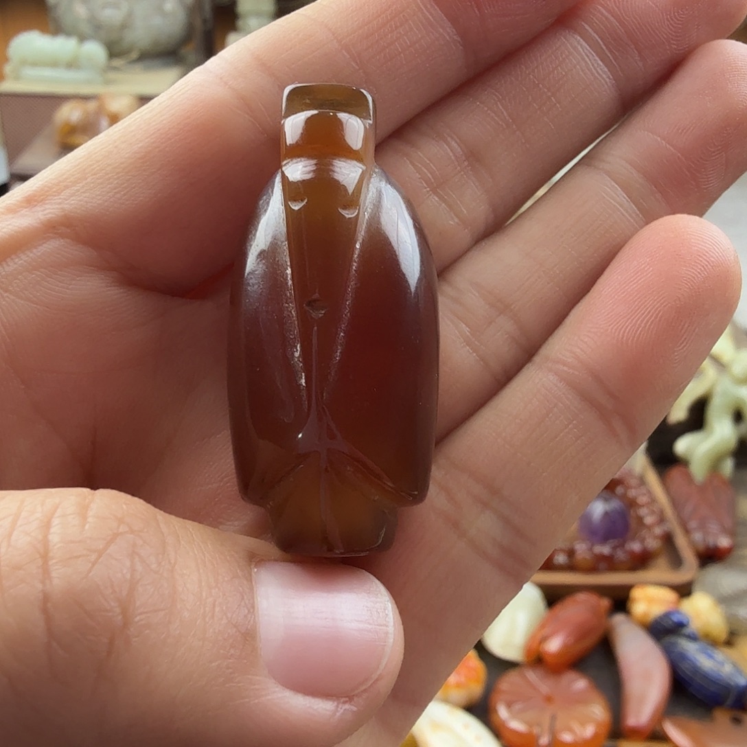 玛瑙/玉髓未镶嵌吊坠(不含链)