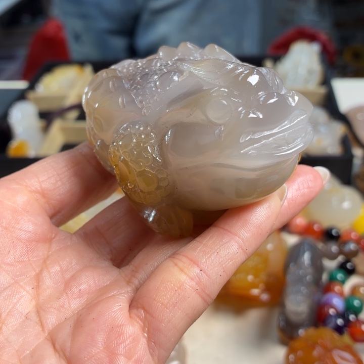 玛瑙/玉髓未镶嵌吊坠(不含链)