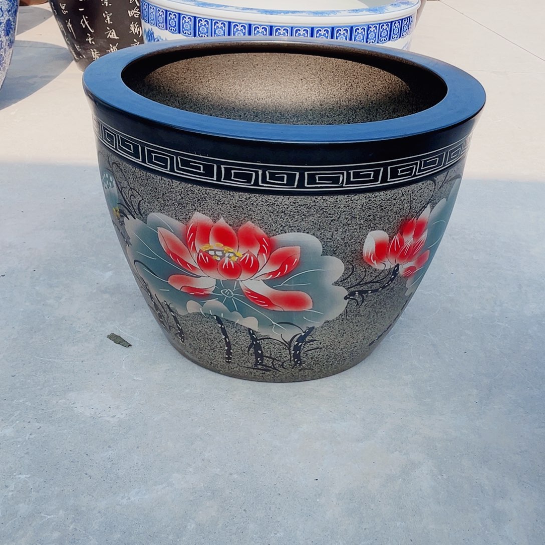 陶景德镇陶瓷鱼缸