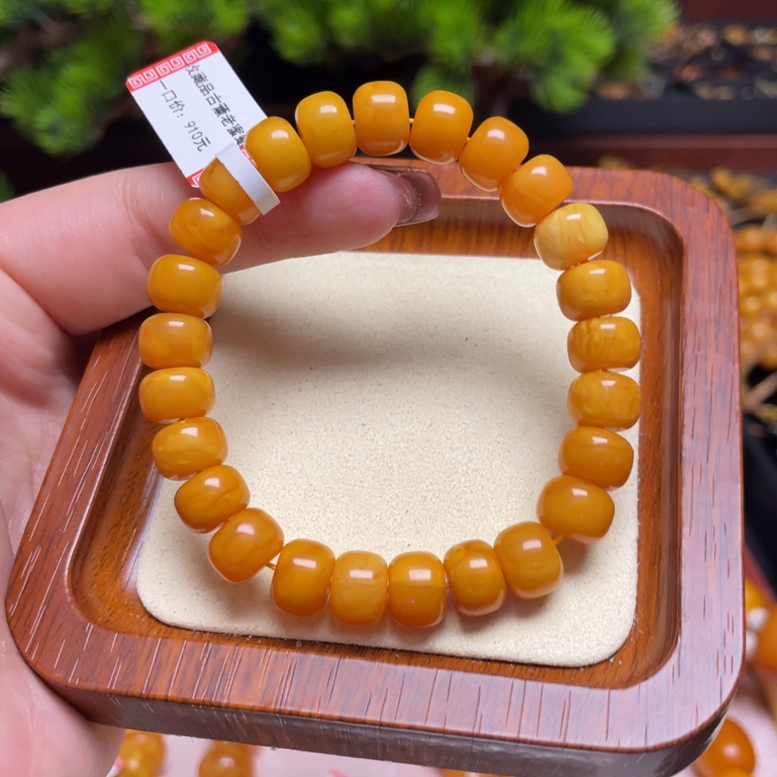 蜜蜡手链未镶嵌手串