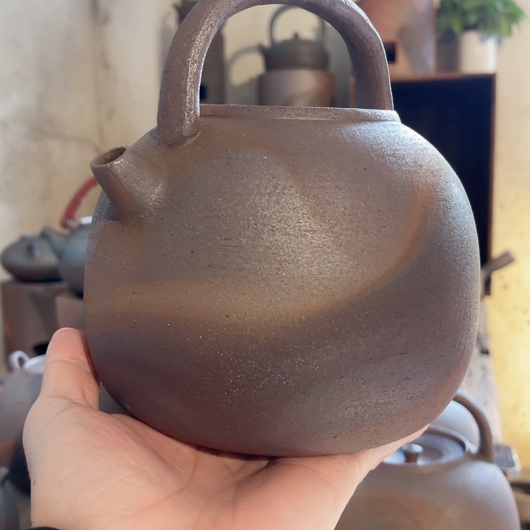 小*柴烧一体提梁壶1升容量左右