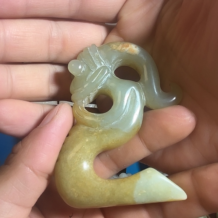 未镶嵌和田玉（青玉）挂件