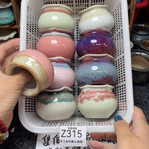 紫砂花盆瑕疵315口径4到4.5