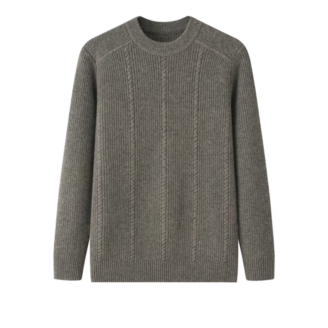 标准常规款圆领男士亲肤衫宽松半高领打底衫摩斯风长袖秋冬