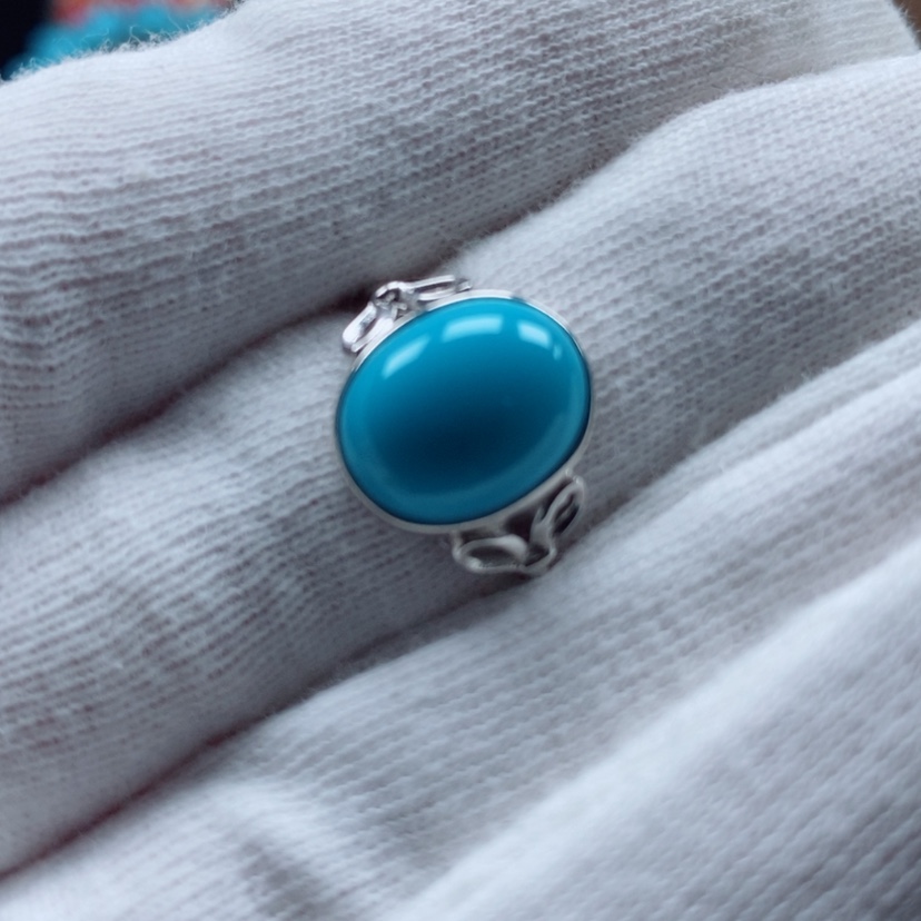 【闪购商品】绿松石绿松石银S925镶嵌念*念