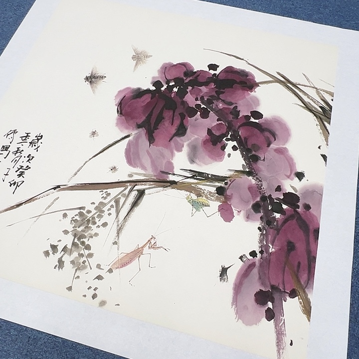 国画书画作品多次