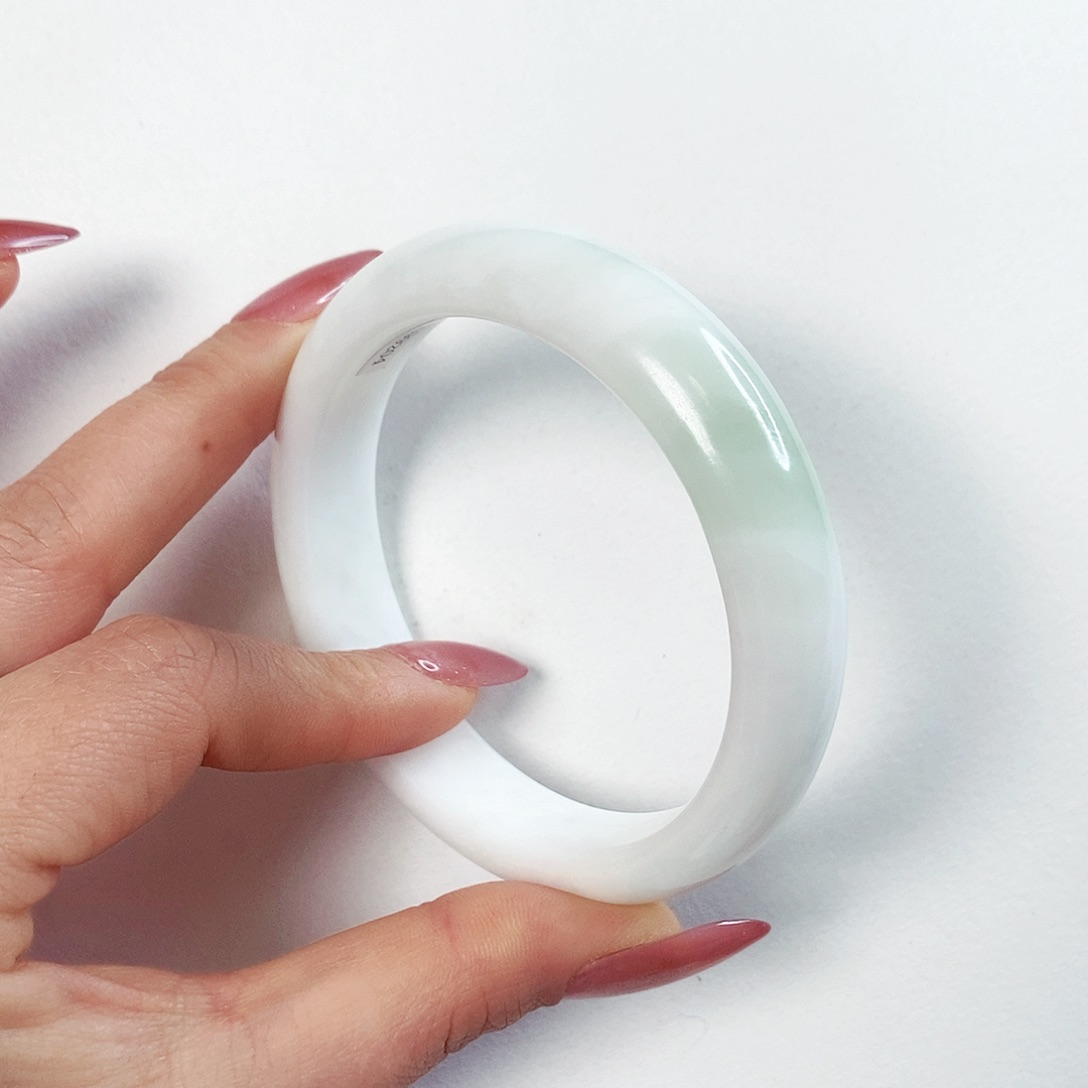 蓝田玉（蛇纹石化大理石玉）手镯未镶嵌