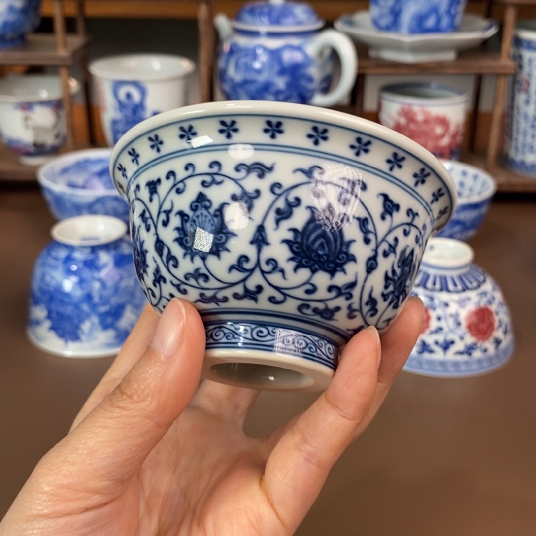 杯景德镇陶瓷手工手绘