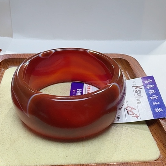 玛瑙/玉髓手镯未镶嵌王*