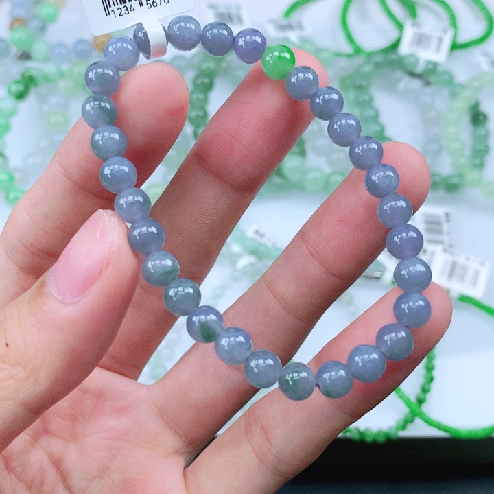 未镶嵌手链翡翠翡翠
