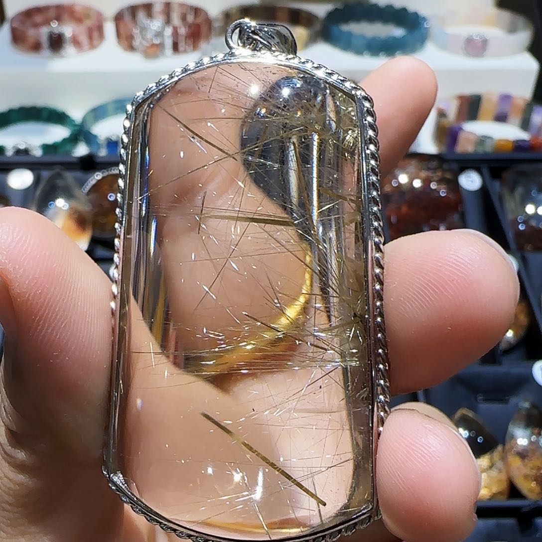 水晶珠宝半成品银S925镶嵌