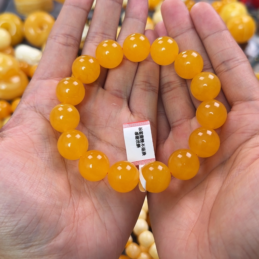 琥珀未镶嵌珠宝奇石16mm同料