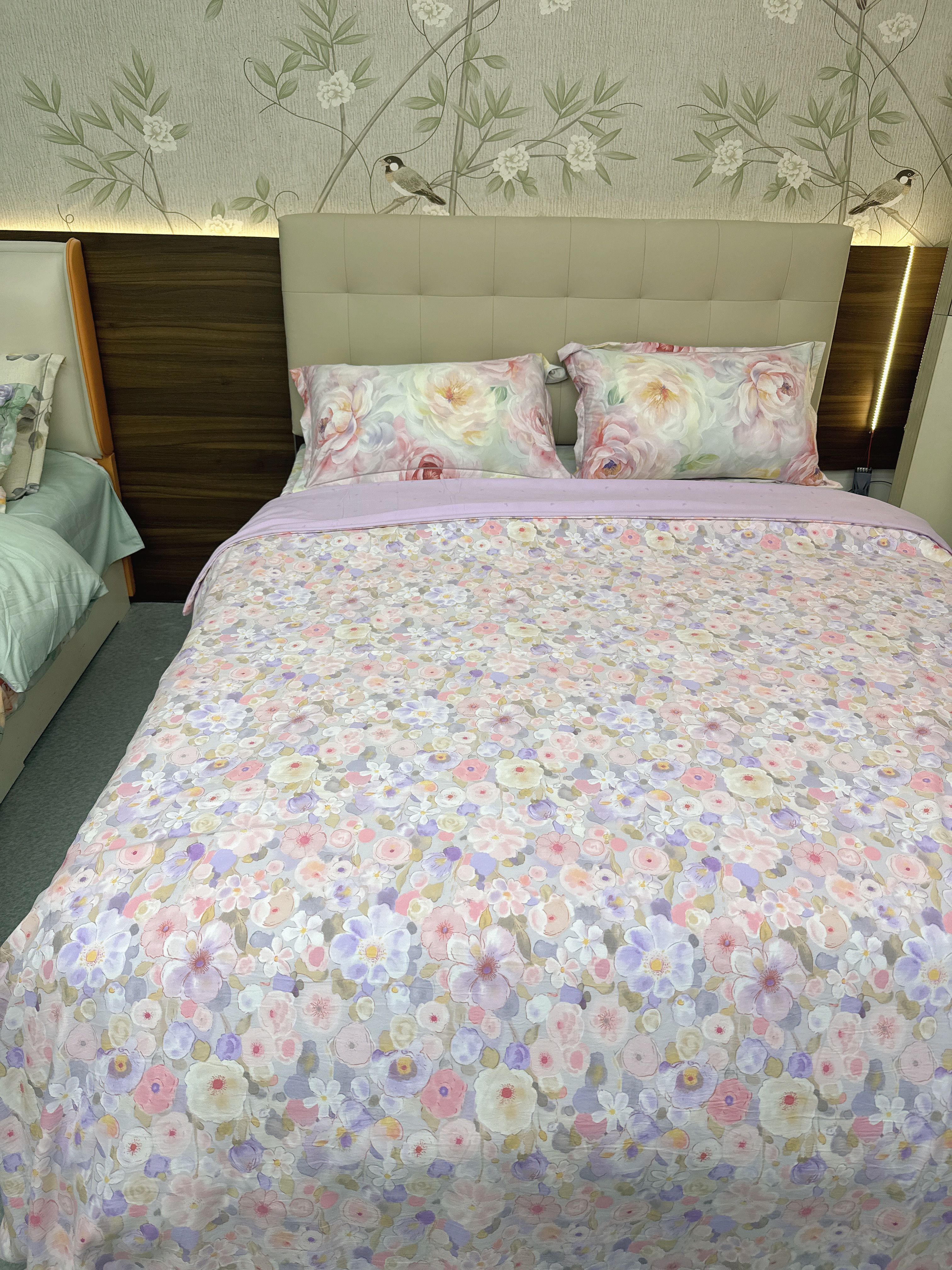 （花丛）高端数码印花加厚加密单人双人加厚被罩