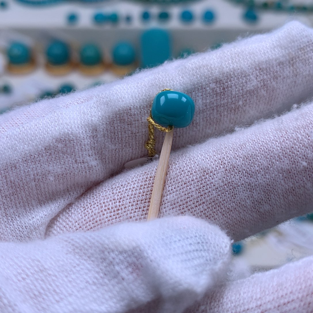 未镶嵌绿松石珠宝奇石