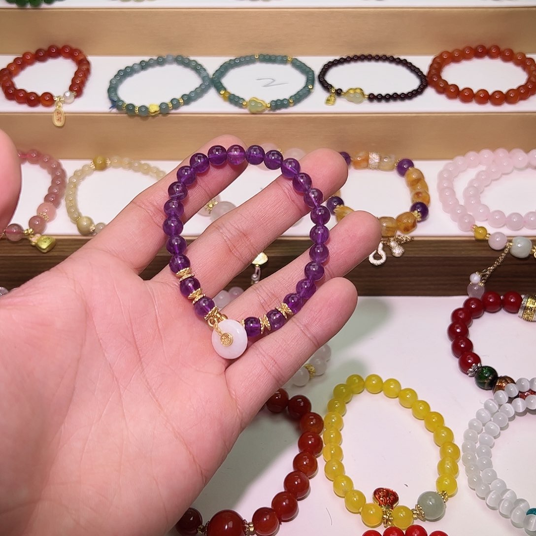 水晶手串未镶嵌手串