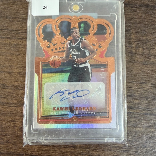 （慎拍）trading 科怀·伦纳德 44编签字盲盒类产品不退换