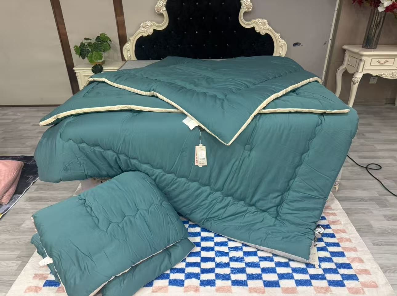 【红艳家纺】孤品艾草冬被亲肤加厚酒店高档柔软