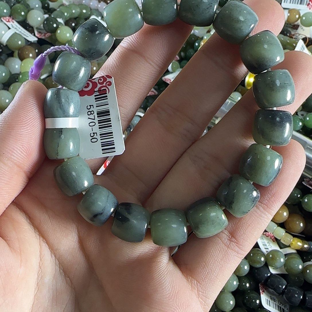 和田玉手链未镶嵌59