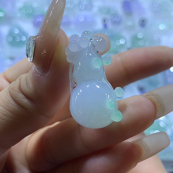 翡翠未镶嵌颈饰天然翡翠A货吊坠