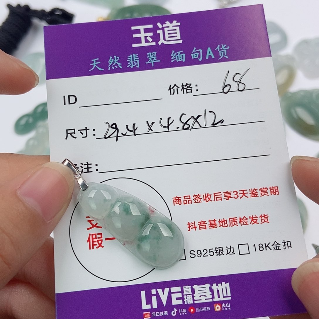 翡翠颈饰未镶嵌翡翠