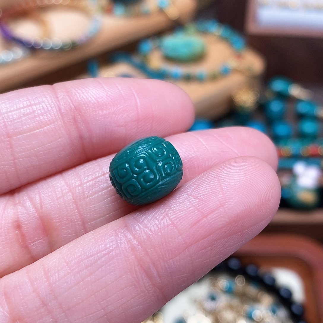 绿松石珠宝奇石未镶嵌