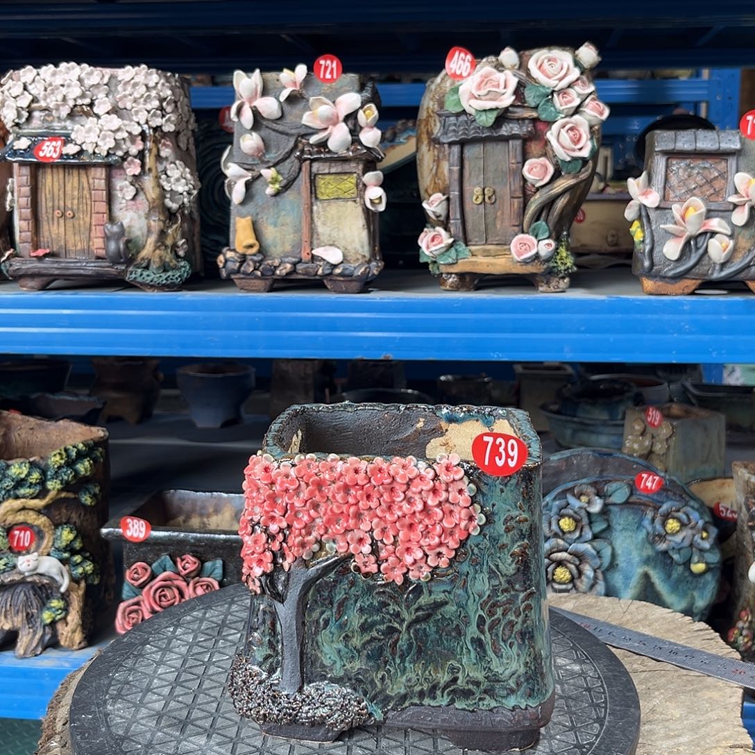 微瑕739 号陶然花器手工花盆