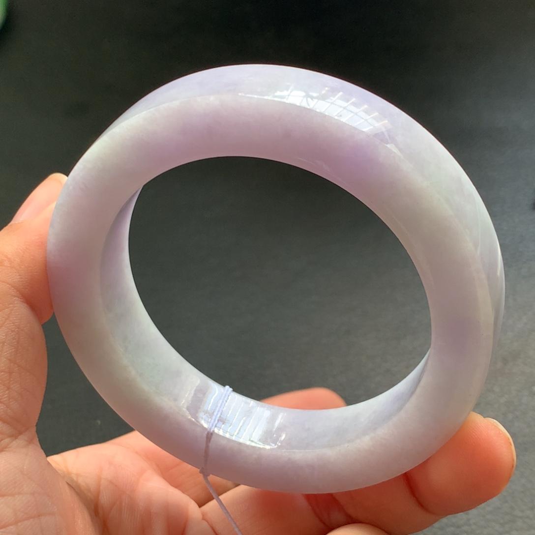 翡翠未镶嵌手镯新货54.5-12.2-9.5最大可以58