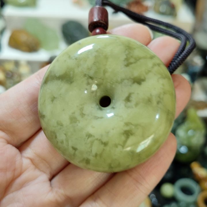 岫玉平安扣未镶嵌