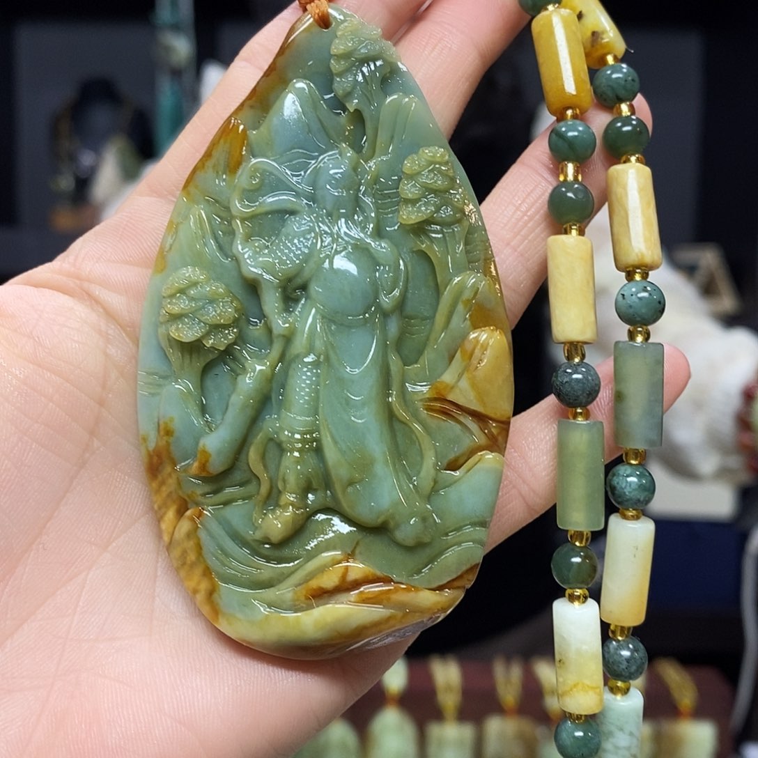 岫玉挂件吊坠未镶嵌