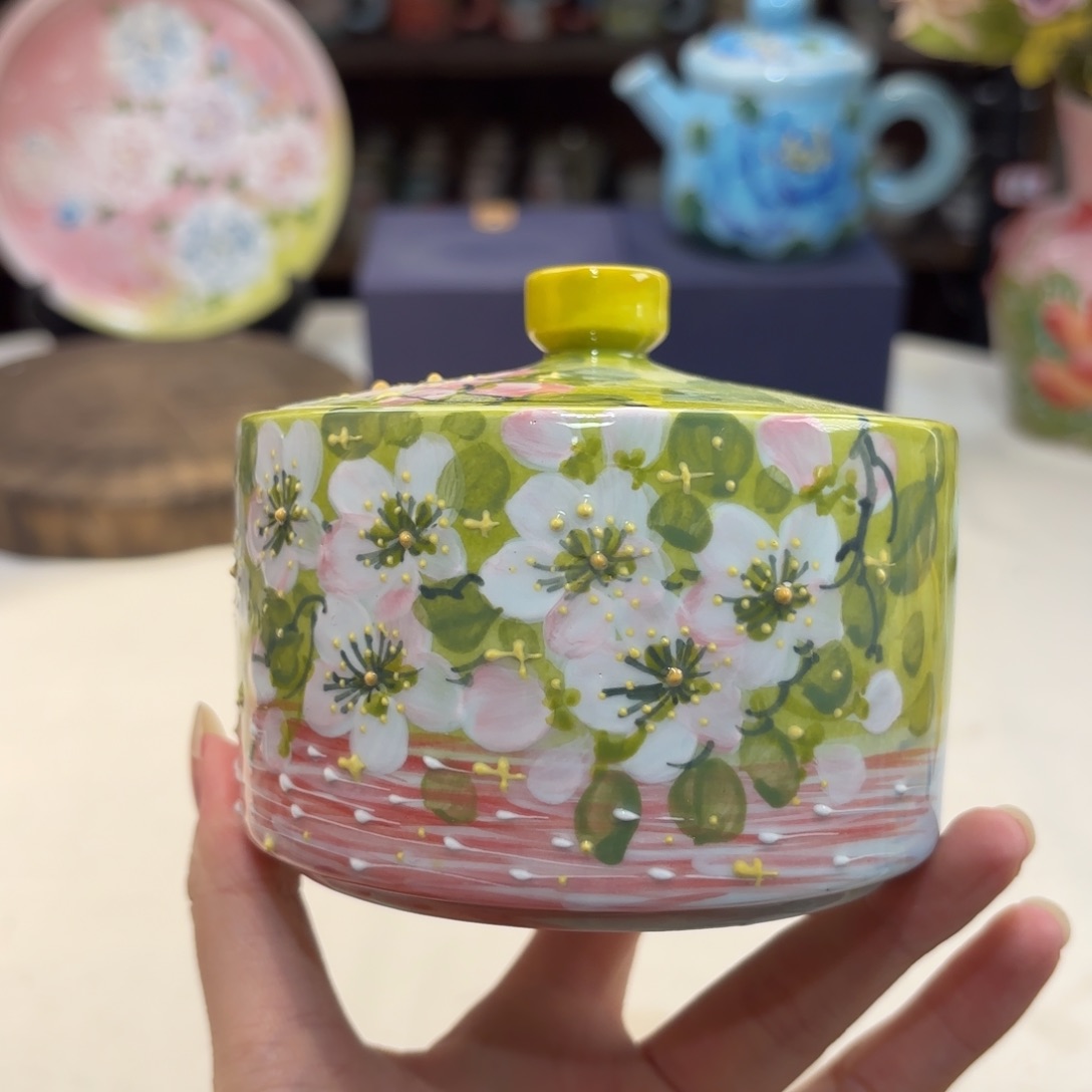 景德镇手绘高温釉下彩陶瓷茶具