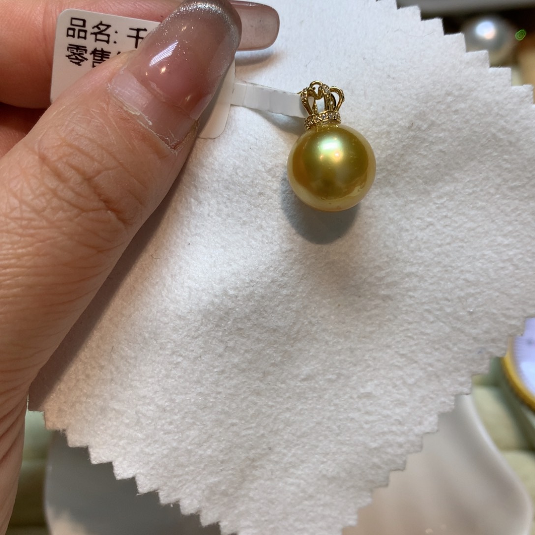 海水珍珠颈饰14K金镶嵌