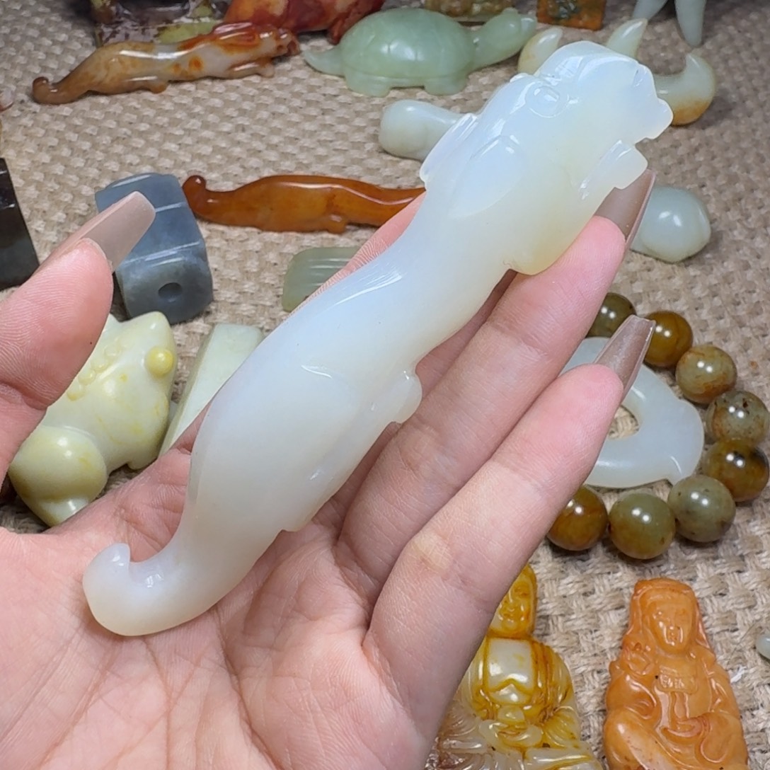 白玉菩提吊坠挂件