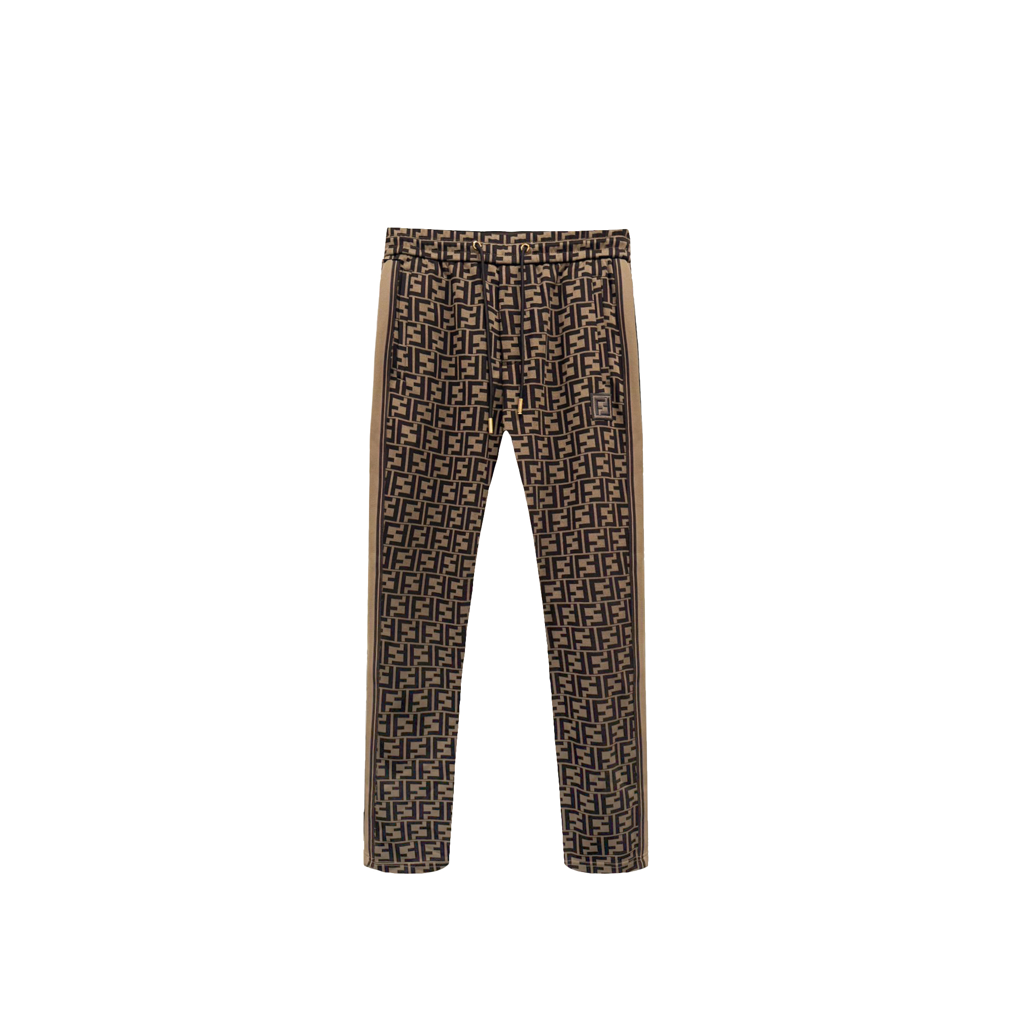 朗尼芬迪秋季时尚简欧风潮流印花运动休闲长裤7339282141