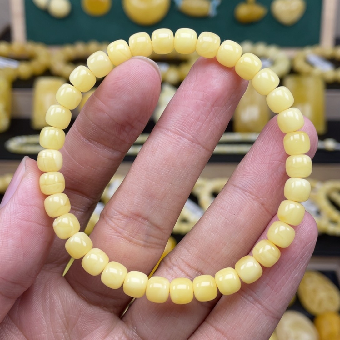 琥珀裸石未镶嵌琥珀蜜蜡